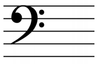 bass clef-piano sheet music